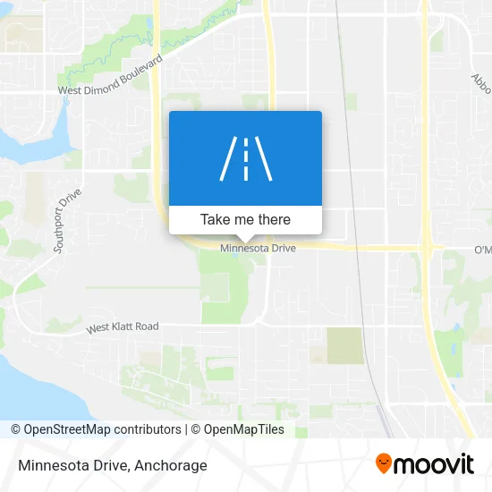 Minnesota Drive map