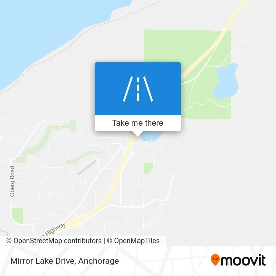 Mirror Lake Drive map