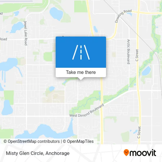 Misty Glen Circle map