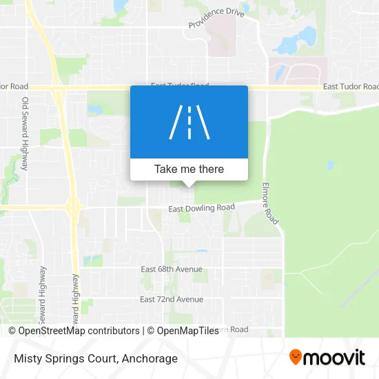 Misty Springs Court map