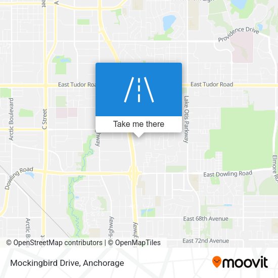 Mockingbird Drive map