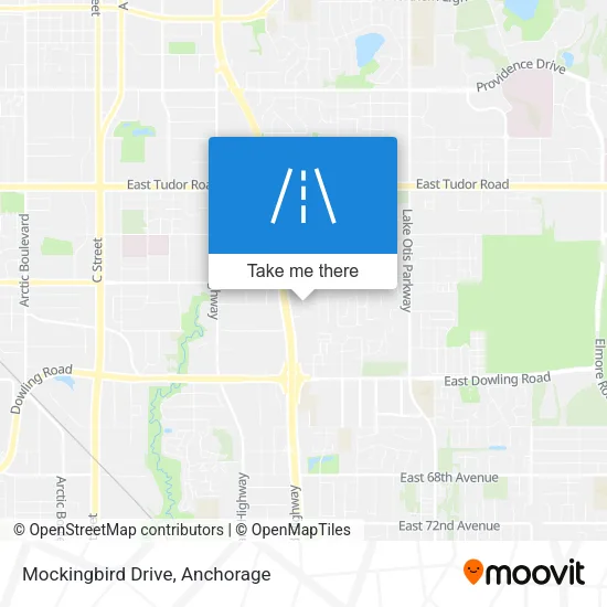 Mockingbird Drive map
