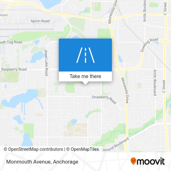 Mapa de Monmouth Avenue