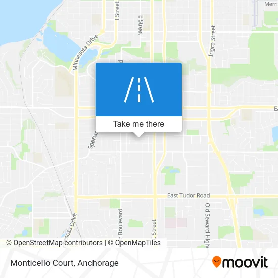Monticello Court map