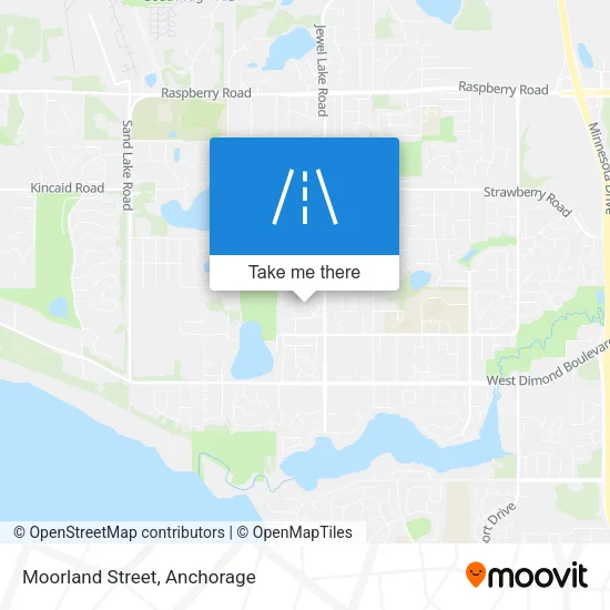 Moorland Street map