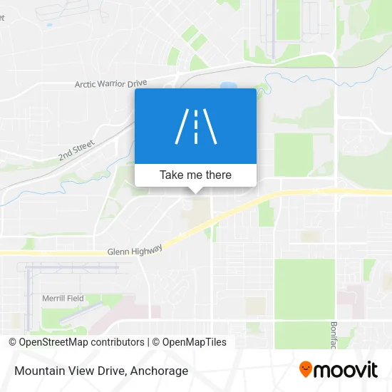 Mountain View Drive map