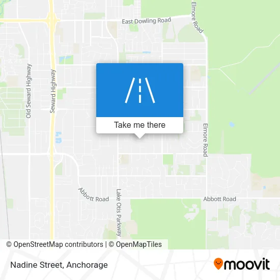 Nadine Street map