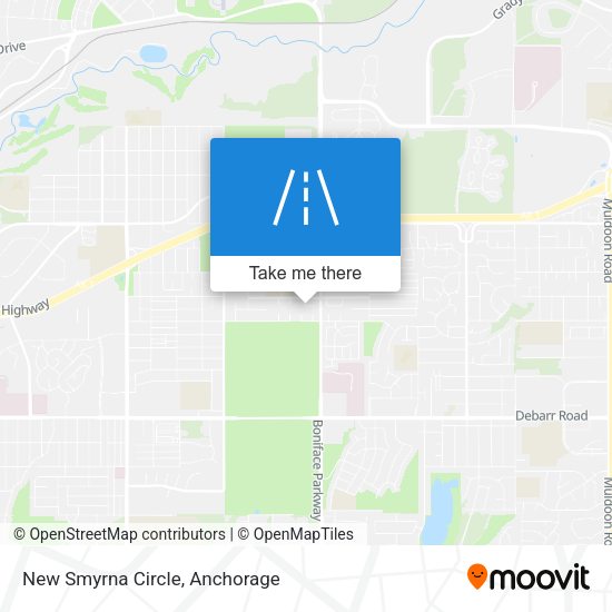 New Smyrna Circle map