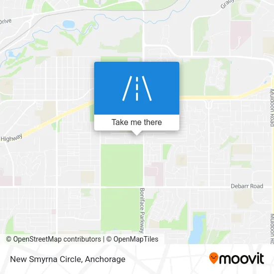 New Smyrna Circle map
