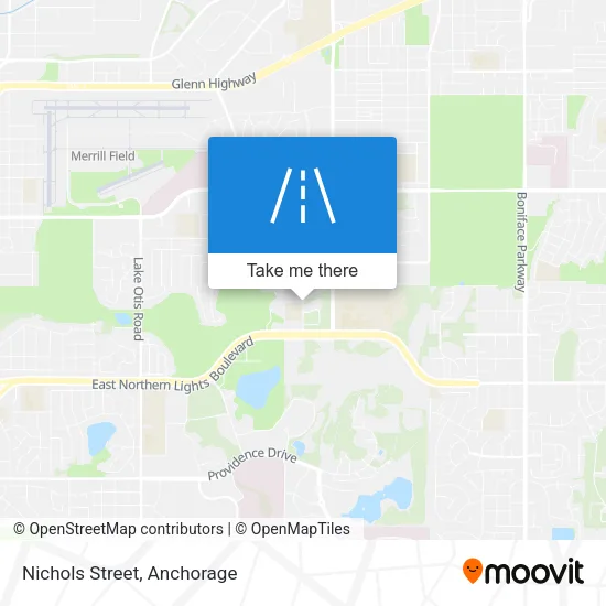 Nichols Street map
