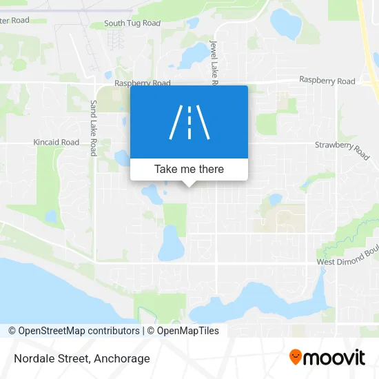 Nordale Street map