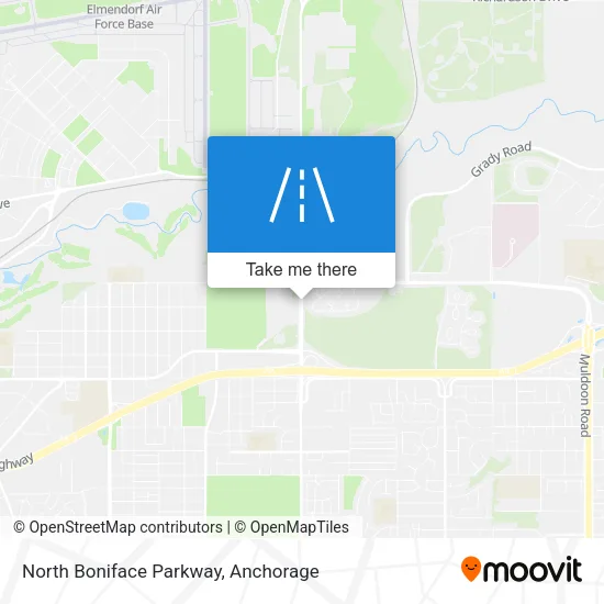 North Boniface Parkway map