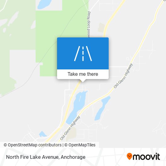 North Fire Lake Avenue map