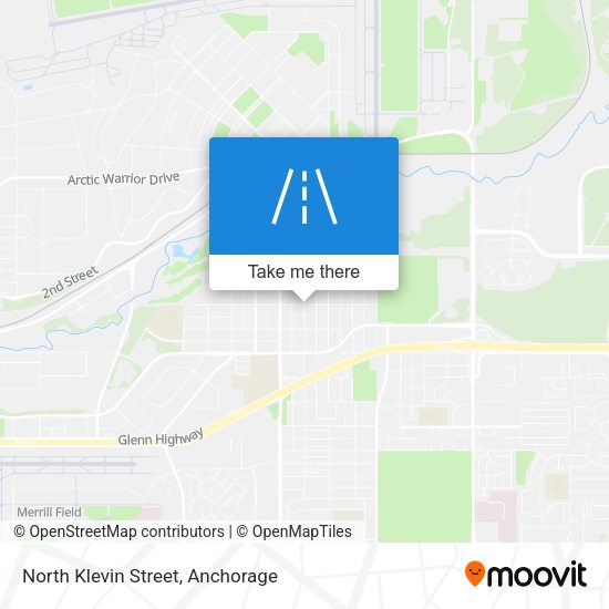 North Klevin Street map