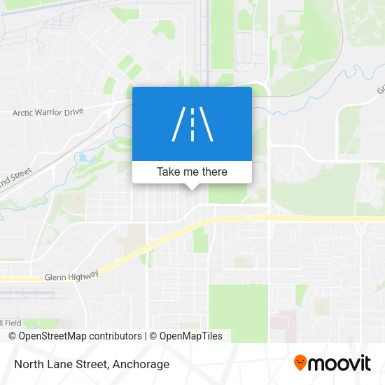 North Lane Street map