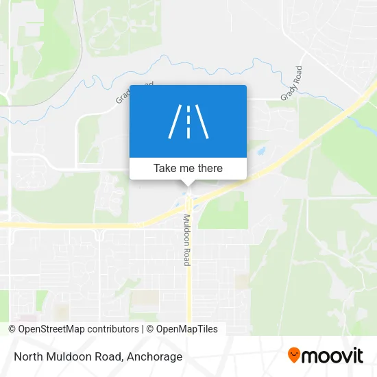 North Muldoon Road map