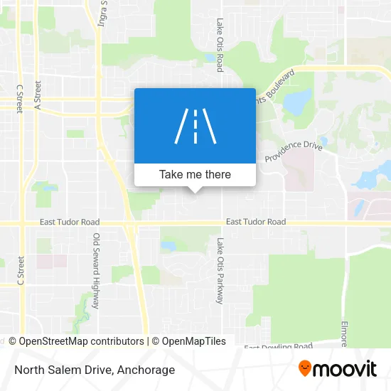 North Salem Drive map