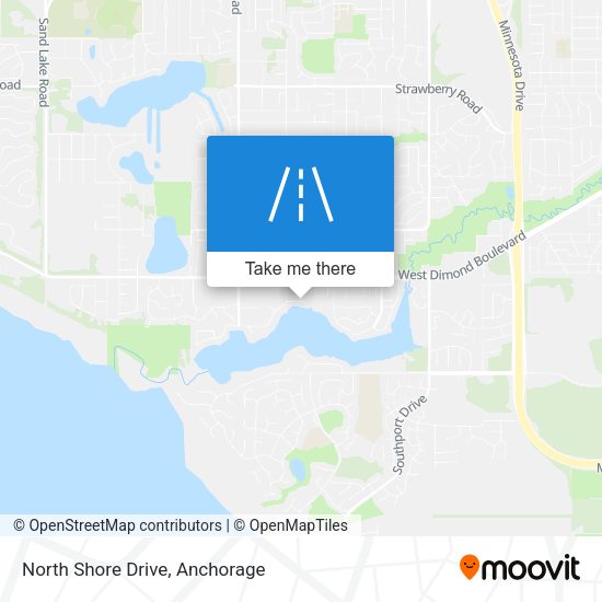 North Shore Drive map