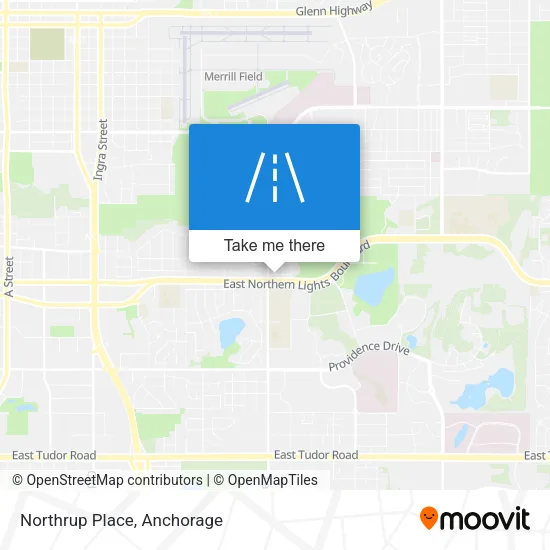 Northrup Place map