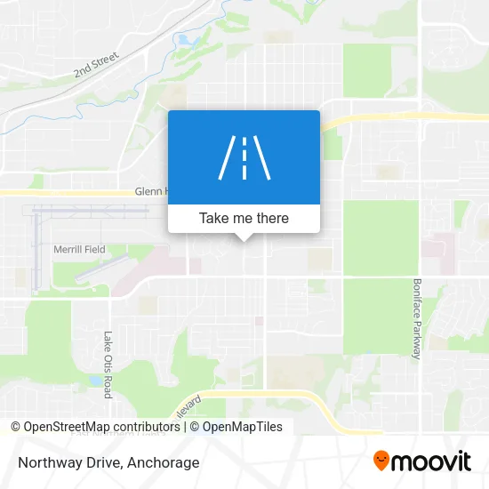 Northway Drive map