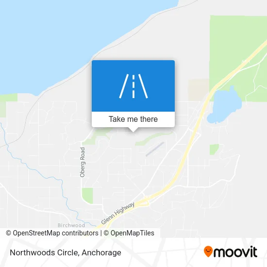 Northwoods Circle map