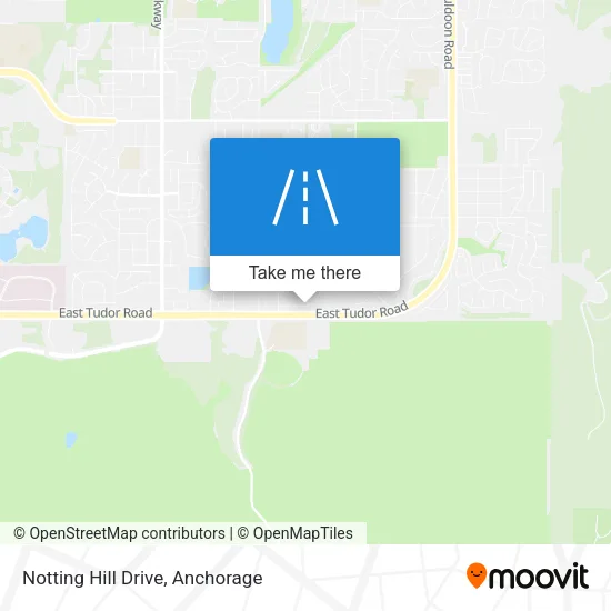 Notting Hill Drive map