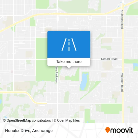 Nunaka Drive map