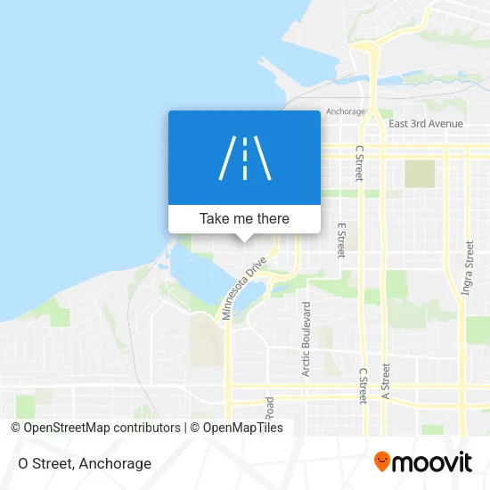 O Street map