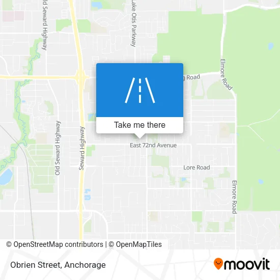 Obrien Street map