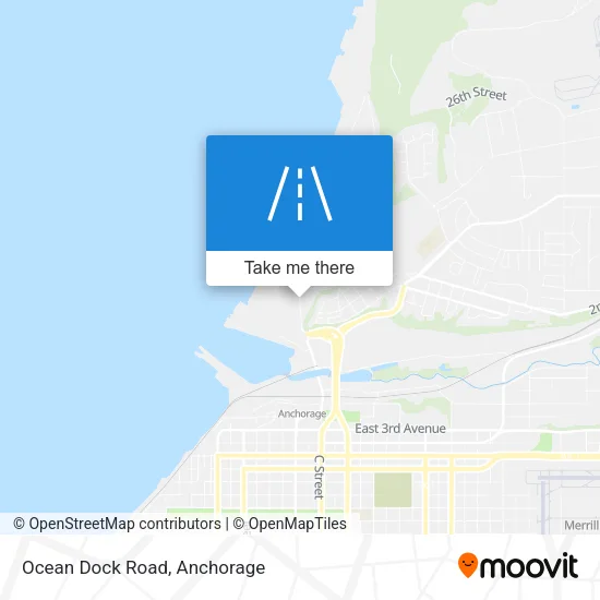 Ocean Dock Road map