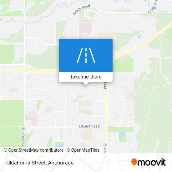 Oklahoma Street map