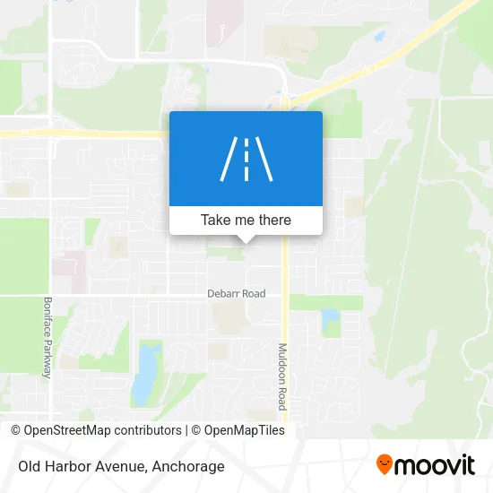 Old Harbor Avenue map