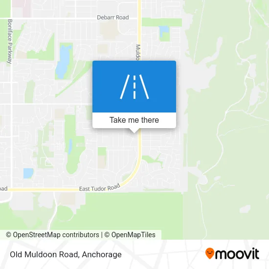 Old Muldoon Road map
