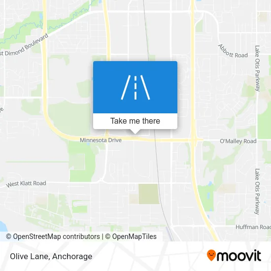 Olive Lane map