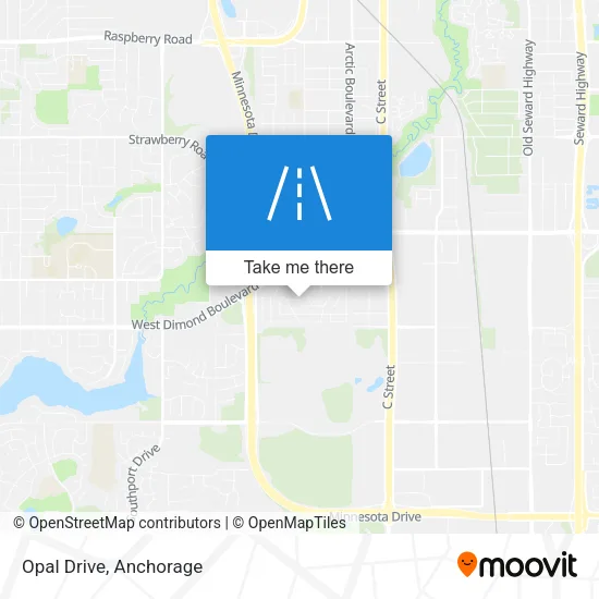 Opal Drive map