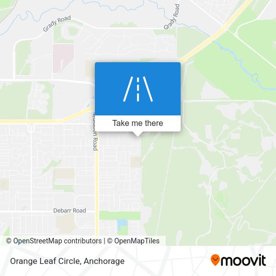 Orange Leaf Circle map