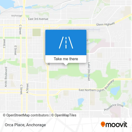 Orca Place map