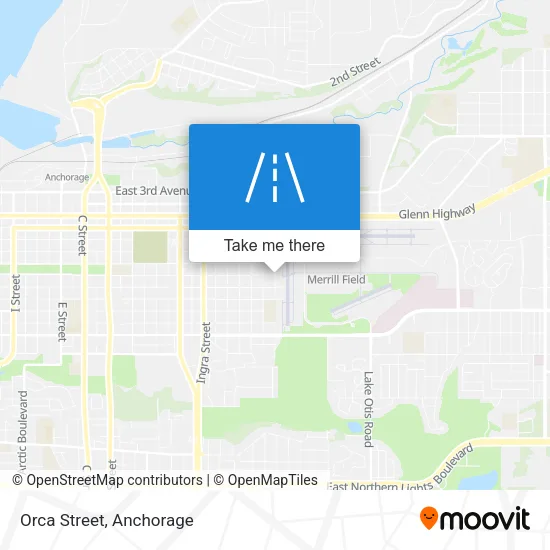Orca Street map