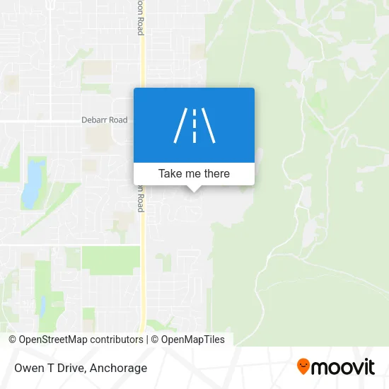 Owen T Drive map