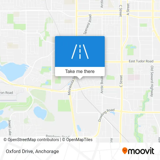 Oxford Drive map