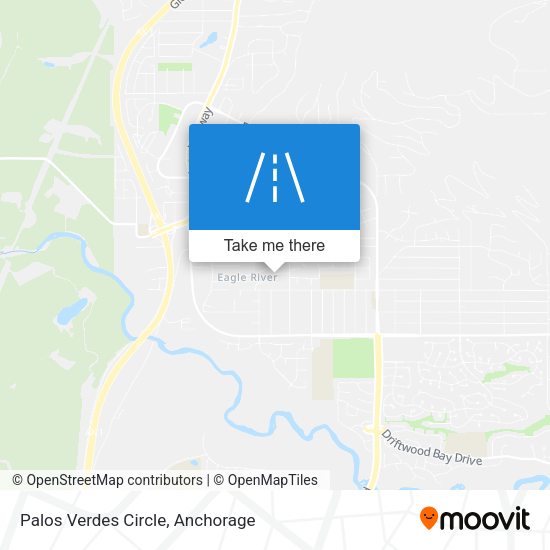 Palos Verdes Circle map