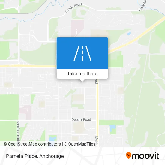 Pamela Place map