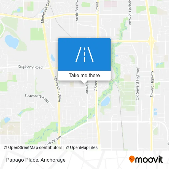 Papago Place map
