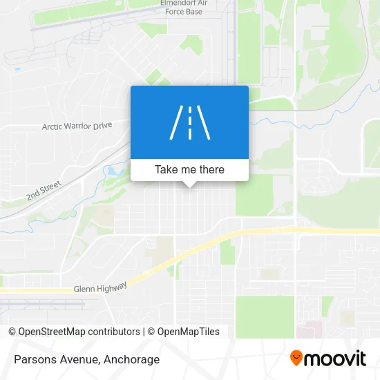 Parsons Avenue map