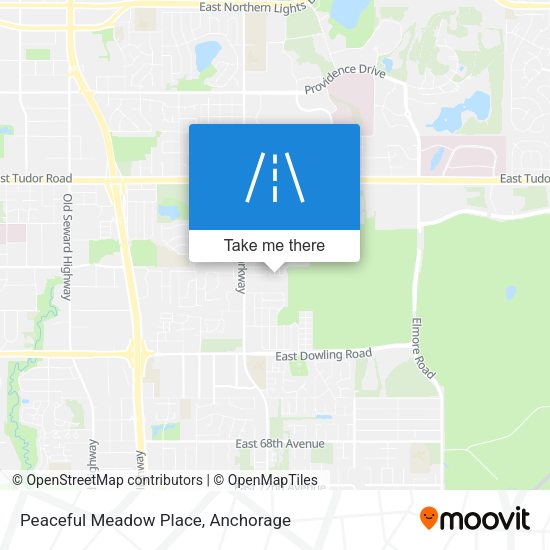 Peaceful Meadow Place map