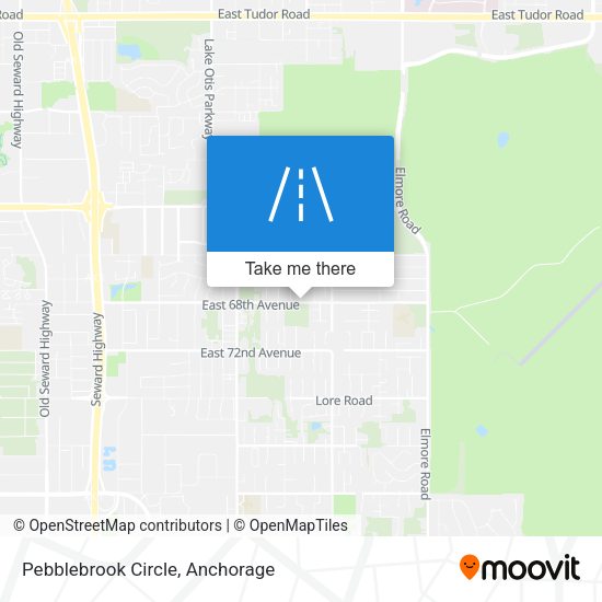 Mapa de Pebblebrook Circle