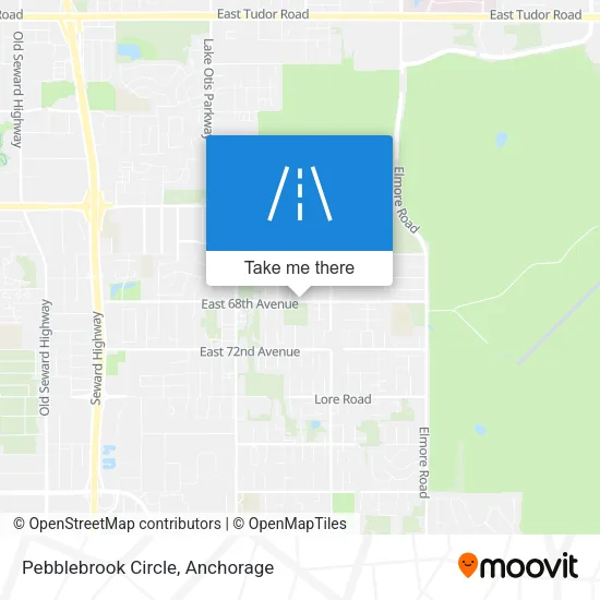 Pebblebrook Circle map