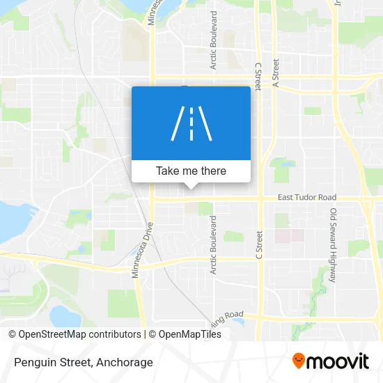 Penguin Street map