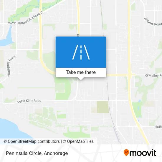 Peninsula Circle map