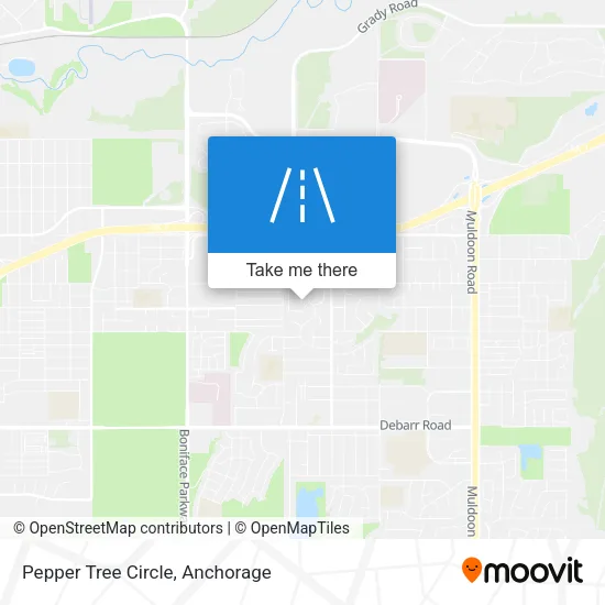 Pepper Tree Circle map